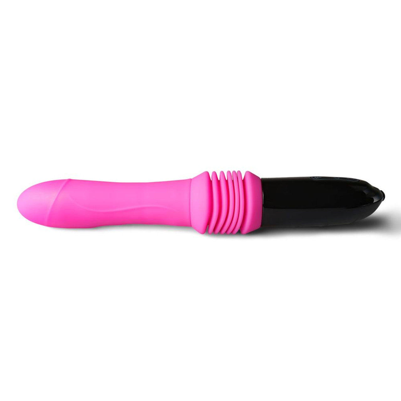 VIBRADOR PINK SUBE/BAJA CON BASE TELESCOPICA ♥