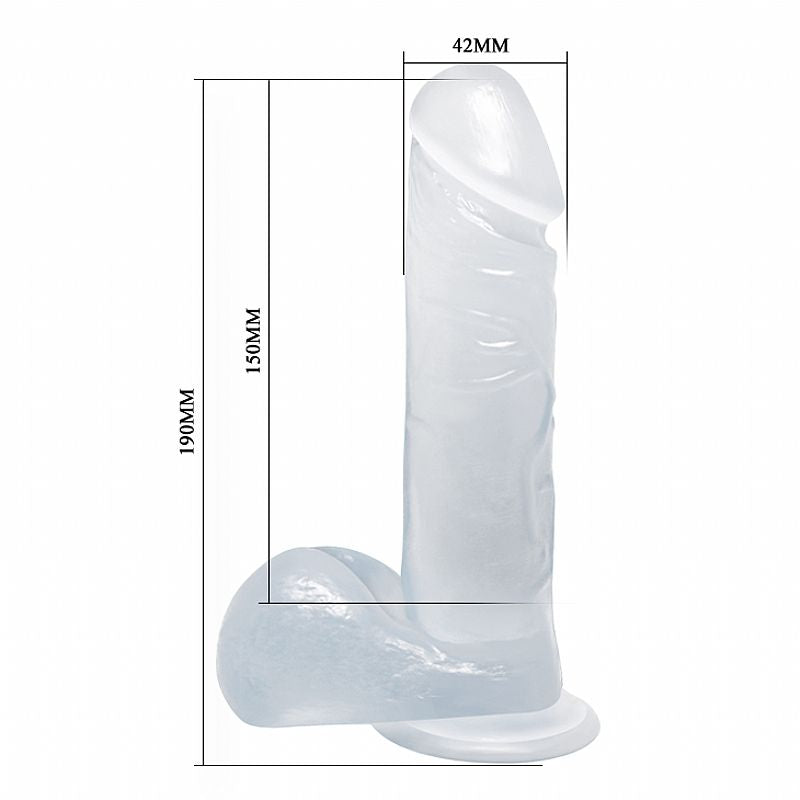 DILDO TRANSPARENTE ♠