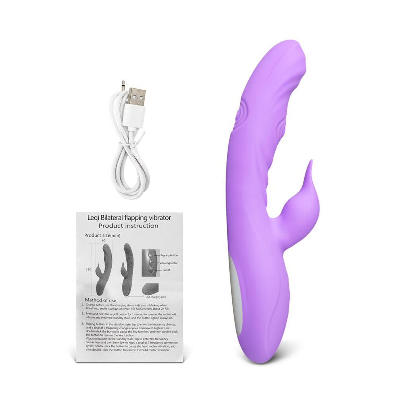 VIBRADOR RABITT CON PULSADOR ♥